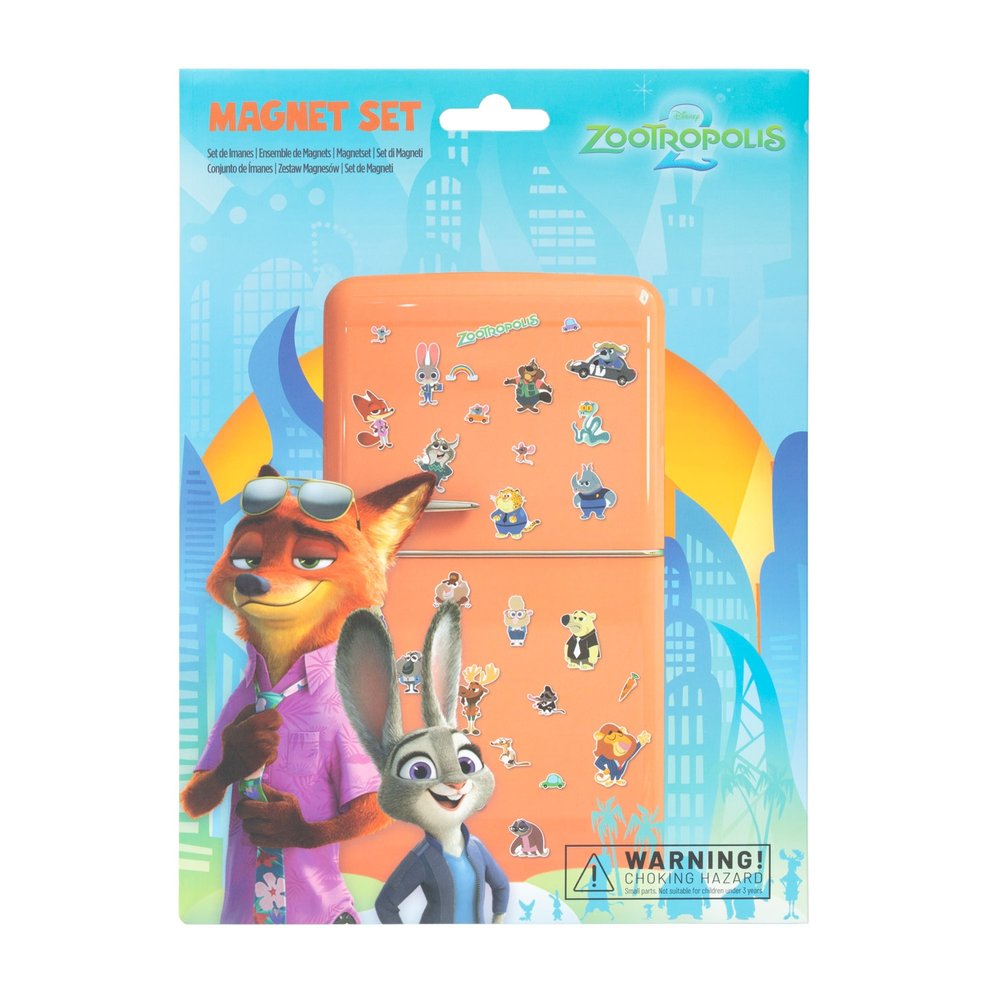 Grupo Erik Disney Zootropolis - DieCut Magnet Set Aimant de réfrigérateur - Multicolore